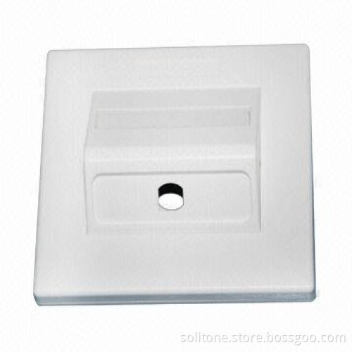 Single Port St Fiber-Optic Faceplate